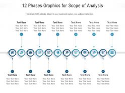 12 phases graphics for scope of analysis infographic template