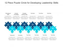 12 Piece Puzzle Circle For Developing Leadership Skills