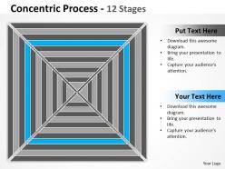 12 stages sqare concentric diagram