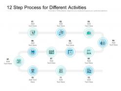 12 step process for different activities