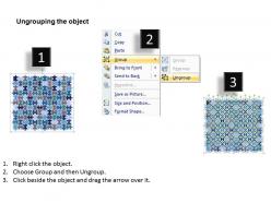 132 pieces 12x11 rectangular jigsaw puzzle matrix powerpoint templates 0812