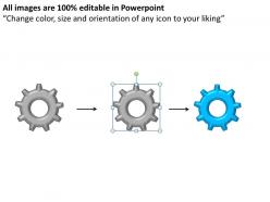 80995203 style variety 1 gears 6 piece powerpoint presentation diagram infographic slide