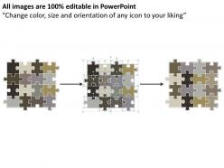 87424241 style puzzles matrix 1 piece powerpoint presentation diagram infographic slide