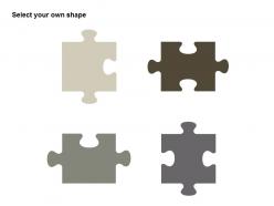 16 pieces 4x4 rectangular jigsaw puzzle matrix powerpoint templates 0812