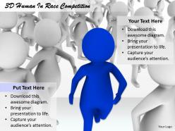 1813 3D Human In Race Competition Ppt Graphics Icons Powerpoint