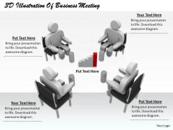 1813 3d illustration of business meeting ppt graphics icons powerpoint