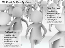 1813 3d people in race of career ppt graphics icons powerpoint