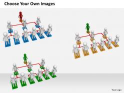 1813 3d team taking positions ppt graphics icons powerpoint