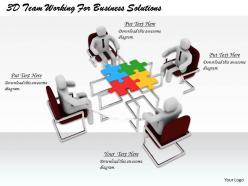 1813 3d team working for business solutions ppt graphics icons powerpoint