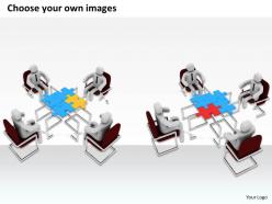 1813 3d team working for business solutions ppt graphics icons powerpoint