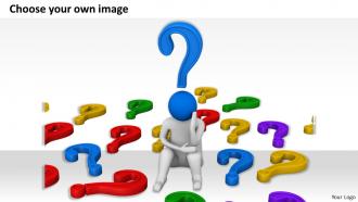 1813 3d worried man in question mark ppt graphics icons powerpoint