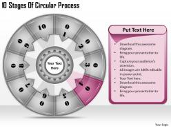 1813 business ppt diagram 10 stages of circular process powerpoint template