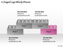 1813 business ppt diagram 4 staged lego blocks process powerpoint template