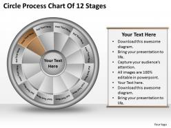 1813 business ppt diagram circle process chart of 12 stages powerpoint template