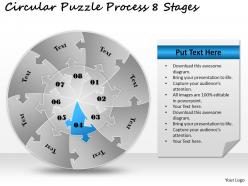 1813 business ppt diagram circular puzzle process 8 stages powerpoint template