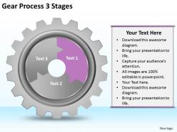 1813 business ppt diagram gear process 3 stages powerpoint template