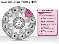 1813 business ppt diagram infographics circular process 12 stages powerpoint template