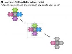 96539917 style puzzles matrix 4 piece powerpoint presentation diagram infographic slide