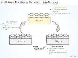 1814 business ppt diagram 3 staged business process lego blocks powerpoint template