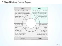 1814 business ppt diagram 4 staged business process diagram powerpoint template