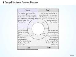 1814 business ppt diagram 4 staged business process diagram powerpoint template