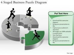 59784623 style puzzles circular 4 piece powerpoint presentation diagram infographic slide