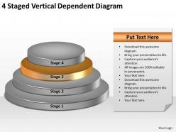 4218789 style variety 3 podium 4 piece powerpoint presentation diagram infographic slide