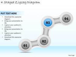 49653068 style circular zig-zag 4 piece powerpoint presentation diagram infographic slide