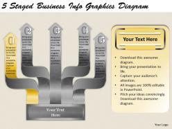 1814 business ppt diagram 5 staged business info graphics diagram powerpoint template