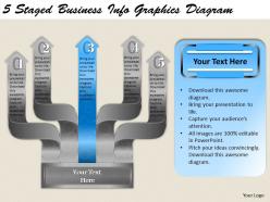 81836932 style linear parallel 5 piece powerpoint presentation diagram infographic slide