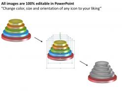 13381031 style variety 3 podium 5 piece powerpoint presentation diagram infographic slide