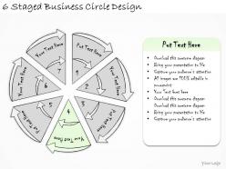 1814 business ppt diagram 6 staged business circle design powerpoint template