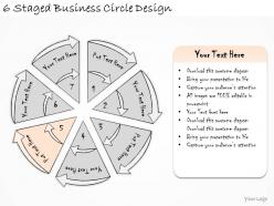 1814 business ppt diagram 6 staged business circle design powerpoint template
