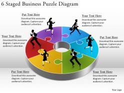 40792223 style puzzles circular 6 piece powerpoint presentation diagram infographic slide