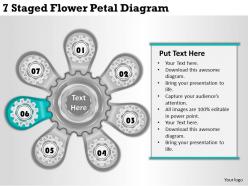 39546976 style variety 1 gears 7 piece powerpoint presentation diagram infographic slide