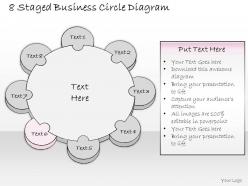 1814 business ppt diagram 8 staged business circle diagram powerpoint template