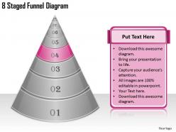 1814 business ppt diagram 8 staged funnel diagram powerpoint template