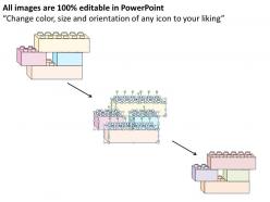 1814 business ppt diagram bricks build business skills powerpoint template