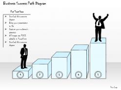 1814 business ppt diagram business success path diagram powerpoint template