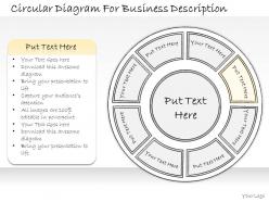 1814 business ppt diagram circular diagram for business description powerpoint template