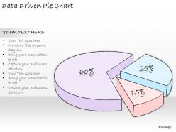 1814 business ppt diagram data driven pie chart powerpoint template