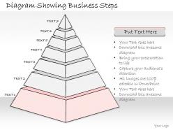 1814 business ppt diagram diagram showing business steps powerpoint template