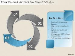 47024802 style circular loop 4 piece powerpoint presentation diagram infographic slide