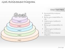 1814 business ppt diagram goal achievement diagram powerpoint template
