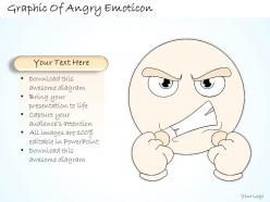 1814 business ppt diagram graphic of angry emoticon powerpoint template