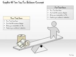1814 business ppt diagram graphic of see saw for balance concept powerpoint template