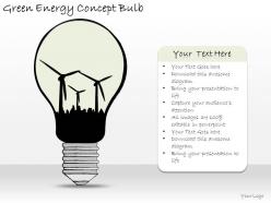 1814 business ppt diagram green energy concept bulb powerpoint template