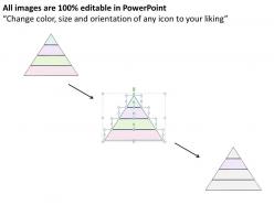 1814 business ppt diagram pyramid diagram with four levels powerpoint template
