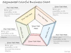 1814 business ppt diagram segmented colorful business chart powerpoint template