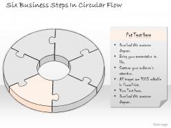 1814 business ppt diagram six business steps in circular flow powerpoint template